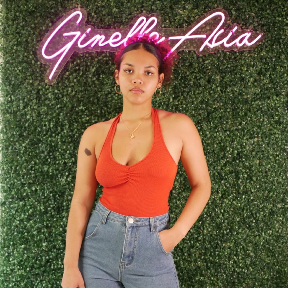 Hollister Blood Orange Halter Top